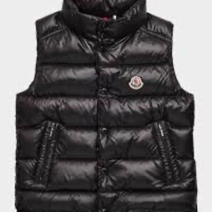 Moncler Black Down Puffer Vest Size 3